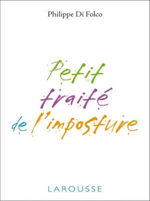 cover image of Petit traité sur l'imposture